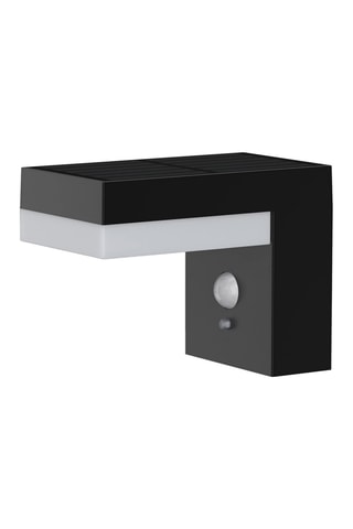 Applique murale solaire LED Cenova - Noir - 36 h - 100, 600 et 1000 lm
