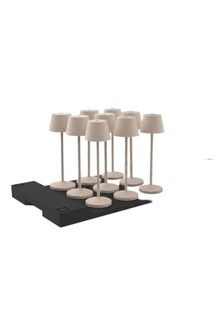 9 lampes à poser LED Emily - Beige - 9 x 6,6 W
