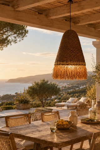 Suspension Paloma - Marron