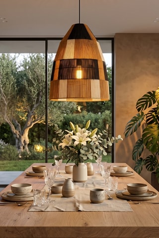 Suspension Zahara - Marron