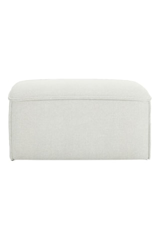 Pouf Flex Felix - Beige - En tissu chenille anti-tâche