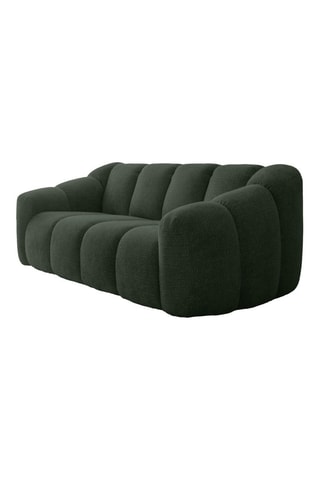 Canapé modulaire Shell - Vert foncé - 2 places - En tissu structuré anti-tâche - Pet Friendly