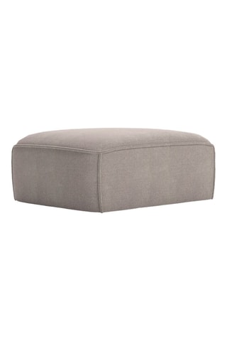 Pouf Flex Felix - Beige foncé - En tissu chenille anti-tâche