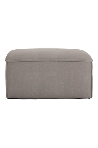 Pouf Flex Felix - Beige foncé - En tissu chenille anti-tâche