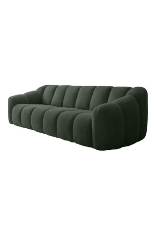 Canapé modulaire Shell - Vert foncé - 4 places - En tissu structuré anti-tâche - Pet Friendly