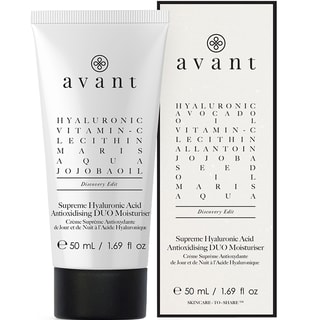 Crema antiossidante e anti-età - acido ialuronico, vitamina C e olio di avocado - Viso - 50 ml