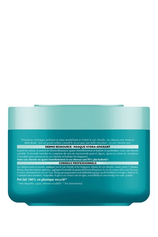 Masque hydra-apaisant Dermo Ressource - Cuir chevelu sensible et cheveux déshydratés - 135 ml