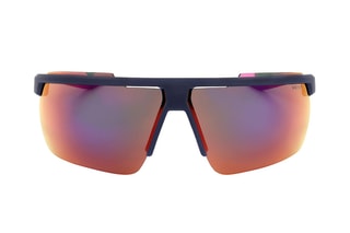 Gafas de sol hombre - Lentes efecto espejo - Categoría 3 - Nike - Blanco y negro