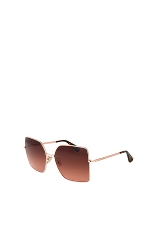 Gafas de sol mujer - Categoría 3 - Max Mara - Dorado, marrón, naranja y rosa