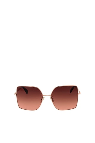 Gafas de sol mujer - Categoría 3 - Max Mara - Dorado, marrón, naranja y rosa