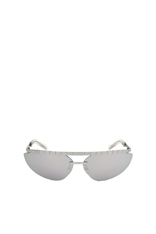 Gafas de sol hombre - Lentes efecto espejo - Categoría 3 - GCDS - Plateado y gris