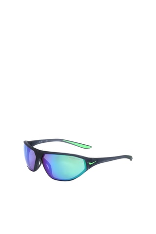 Gafas de sol unisex - Lentes efecto espejo - Categoría 2 - Gris y verde - Gris y verde