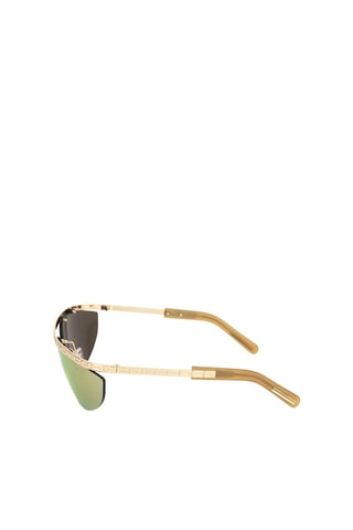 Gafas de sol mujer - Lentes efecto espejo - Categoría 3 - GCDS - Verde, amarillo, marrón y dorado