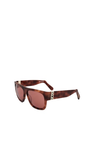 Gafas de sol hombre - Categoría 2 - GCDS - Beige, rojo y marrón