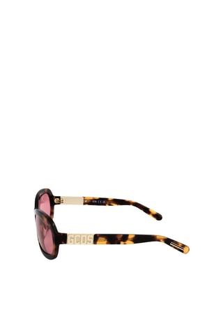 Gafas de sol hombre - Categoría 2 - GCDS - Beige, rojo y marrón