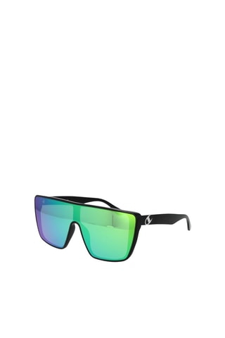 Gafas de sol hombre - Lentes efecto espejo - Categoría 3 - Champion - Negro y verde