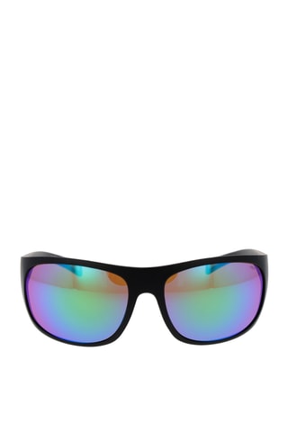 Gafas de sol hombre - Lentes efecto espejo - Categoría 3 - Fila - Negro