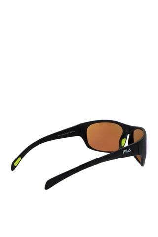 Gafas de sol hombre - Lentes efecto espejo - Categoría 3 - Fila - Negro
