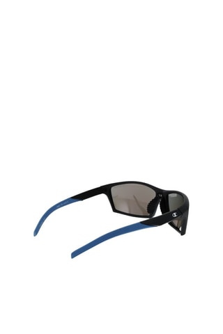 Gafas de sol hombre - Lentes efecto espejo - Categoría 3 - Champion - Negro y azul