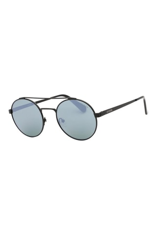 Gafas de sol hombre - Lentes efecto espejo - Categoría 3 - Guess - Negro y verde