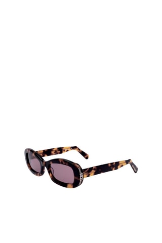 Gafas de sol mujer - Categoría 2 - GCDS - Beige, rojo y marrón
