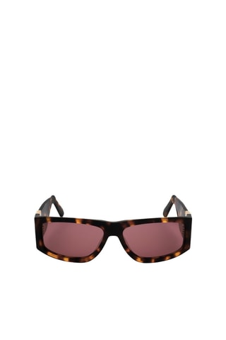 Gafas de sol mujer - Categoría 2 - GCDS - Beige, marrón y rojo