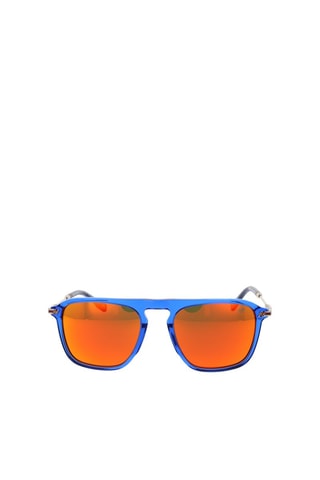 Gafas de sol polarizadas hombre - Lentes efecto espejo - Categoría 3 - New Balance - Azul, naranja y dorado