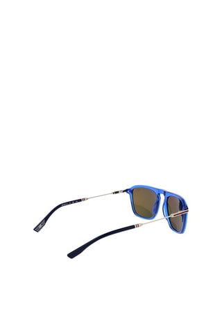Gafas de sol polarizadas hombre - Lentes efecto espejo - Categoría 3 - New Balance - Azul, naranja y dorado