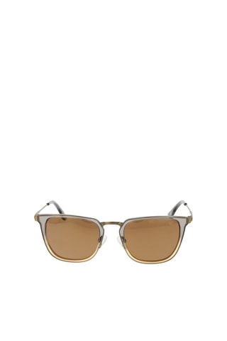 Gafas de sol polarizadas hombre - Lentes efecto espejo - Categoría 3 - New Balance - Marrón y dorado
