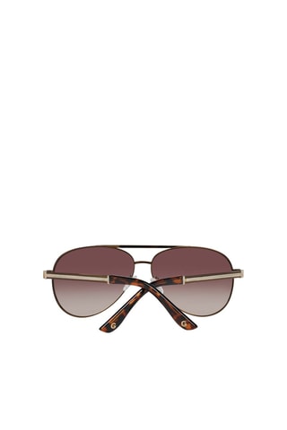 Gafas de sol hombre - Categoría 3 - Guess - Negro, marrón y plateado