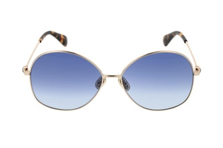 Gafas de sol mujer - Categoría 2 - Max Mara - Azul y dorado