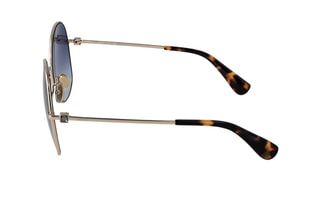 Gafas de sol mujer - Categoría 2 - Max Mara - Azul y dorado