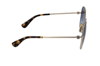 Gafas de sol mujer - Categoría 2 - Max Mara - Azul y dorado