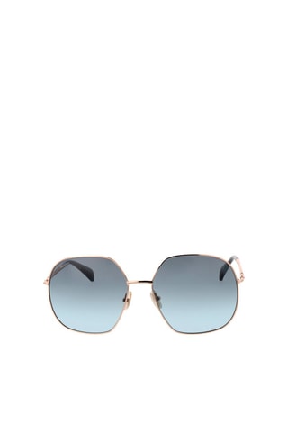 Gafas de sol mujer - Categoría 2 - Max Mara - Azul, rosa y dorado