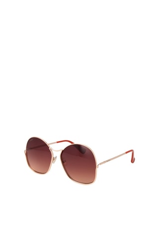 Gafas de sol mujer - Categoría 3 - Max Mara - Rosa y dorado