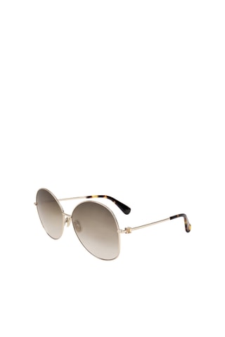Gafas de sol mujer - Categoría 2 - Max Mara - Negro, marrón y dorado