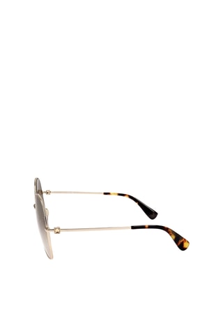 Gafas de sol mujer - Categoría 2 - Max Mara - Negro, marrón y dorado