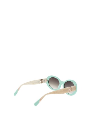Lunettes de soleil femme - Catégorie 3 - Comma - Beige, bleu et vert
