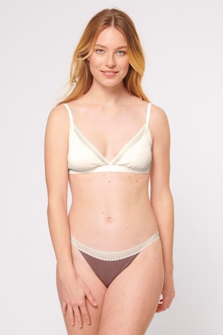 2 tangas GO Ribbed - Marron