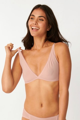 Sujetador sin aros Ever Fresh Plus N - Rosa pastel