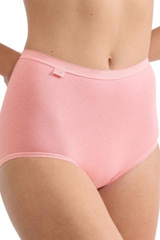 3 shortis de talle alto Basics - Rosa