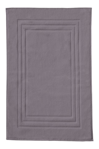 Alfombra de baño Uni - Antracita - 60 x 90 cm