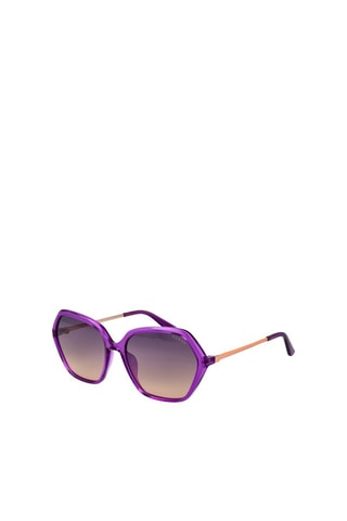 Lunettes de soleil femme - Catégorie 2 - Guess - Violet et doré