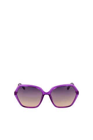 Lunettes de soleil femme - Catégorie 2 - Guess - Violet et doré