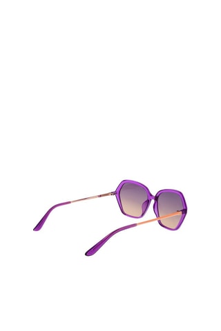 Lunettes de soleil femme - Catégorie 2 - Guess - Violet et doré