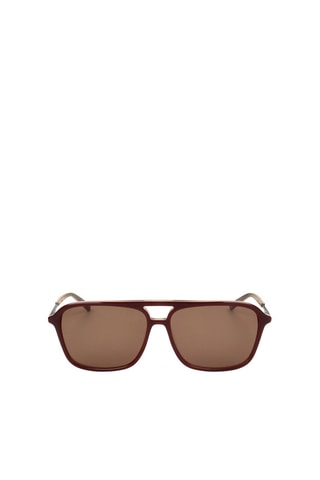 Lunettes de soleil homme - Catégorie 3 - Pepe Jeans - Rouge et marron