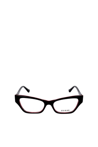 Lunettes de vue femme - Guess - Doré, noir et rouge