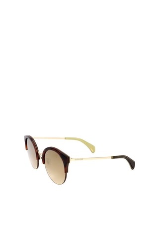 Lunettes de soleil femme - Catégorie 3 - Police - Marron et doré