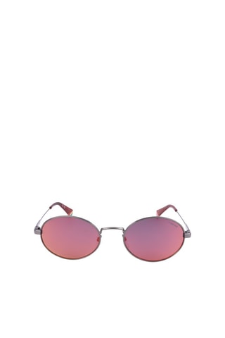 Lunettes de soleil femme - Catégorie 3 - Polaroid - Rouge et argenté