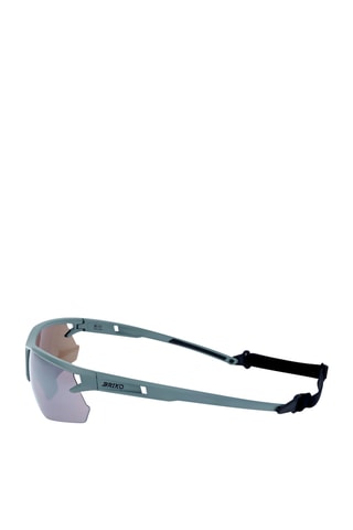 Lunettes de soleil homme - Verres effet miroir - Catégorie 3 - Gris